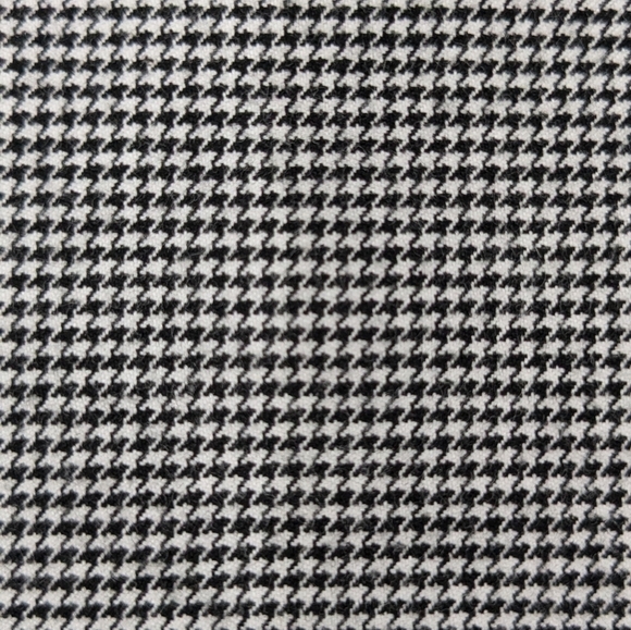 Zara Dress V-Neck Chocker Short Sleeve Mini Houndstooth Pattern Above Knee L - Picture 8 of 11